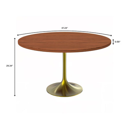 Verve Collection 48" Round Dining Table
