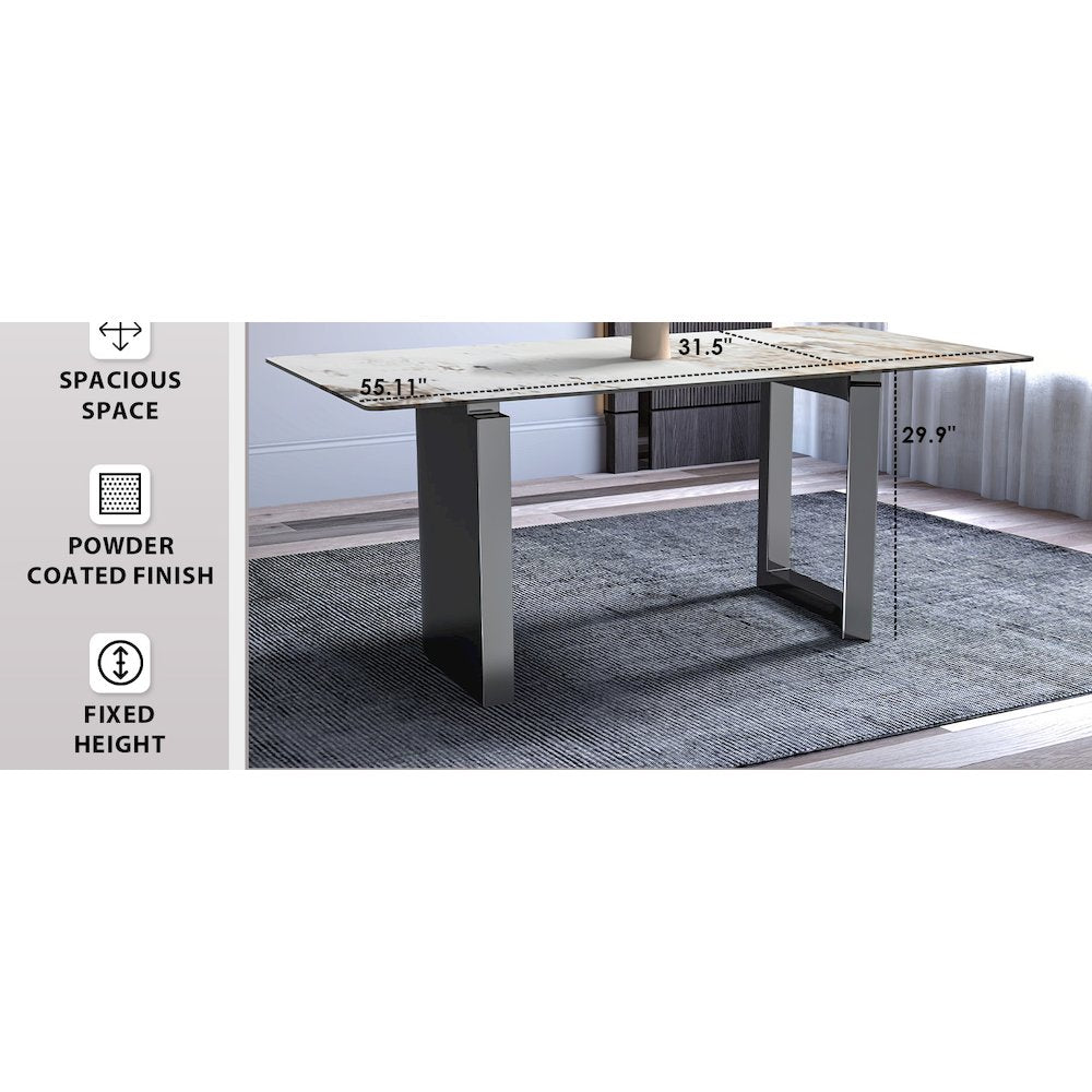 Astra Series Modern Dining Table