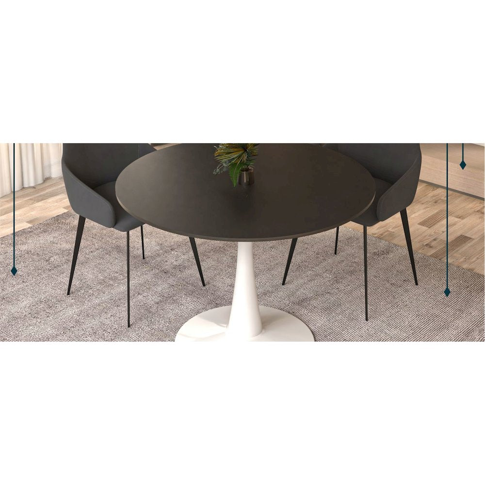 Ethos Collection Modern Wooden Dining Chair in Toupe