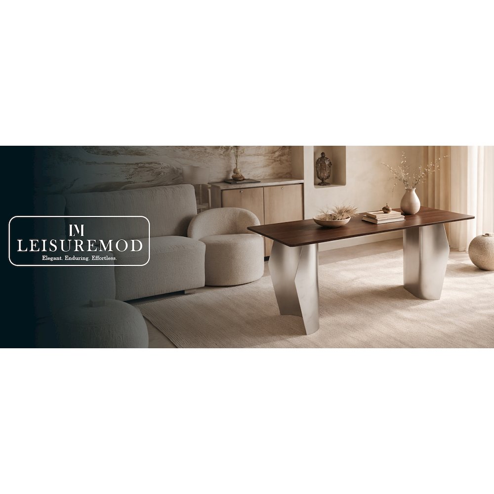 Zelan Series Modern Dining Table in Red Oak