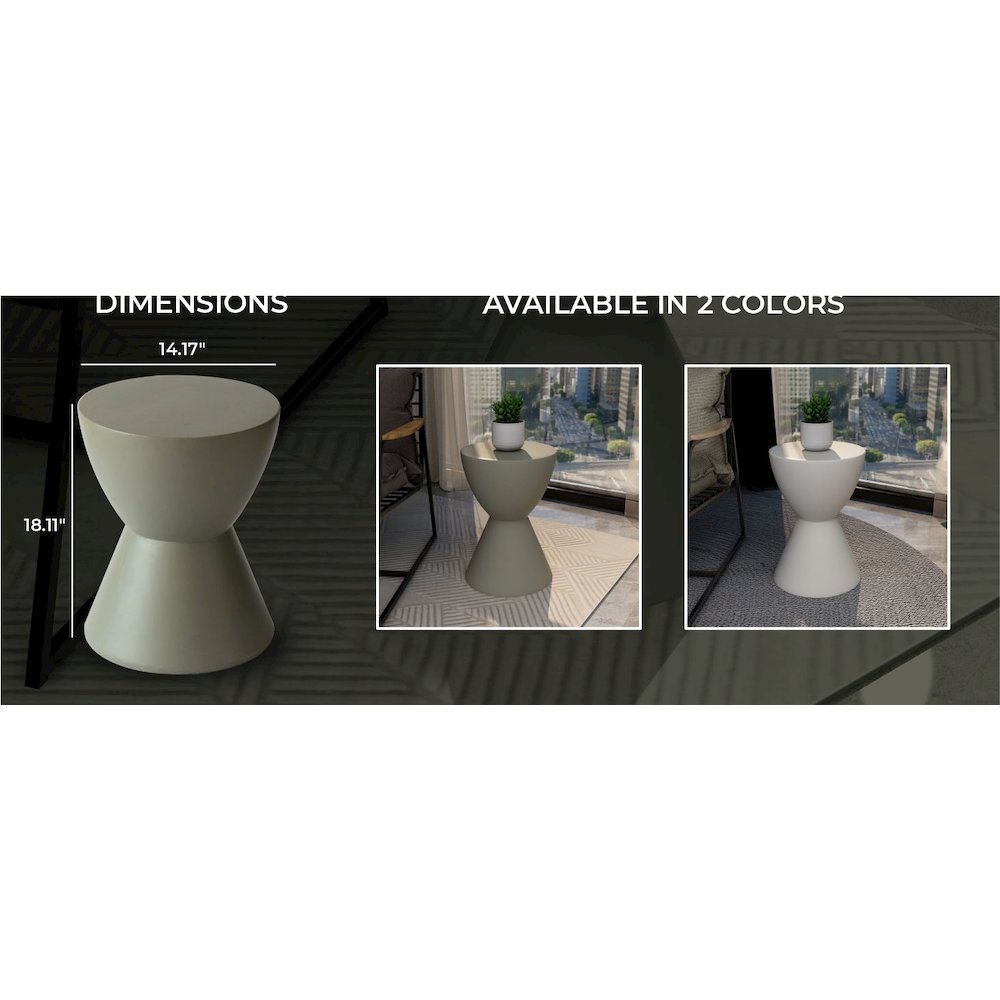 Bella Collection Modern Dining Chair in Light Grey Set of 2