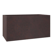 Bloom Series Poly Stone Planter 15.7" , 31.5" Long In Brown