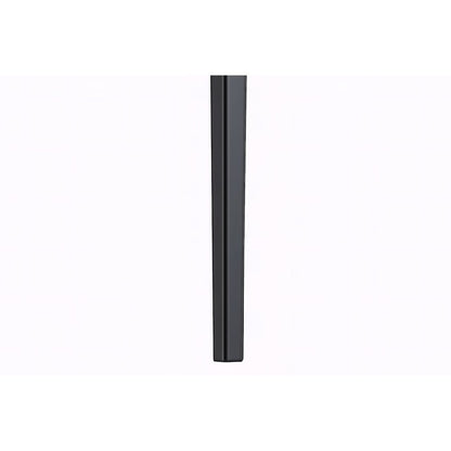 Avo Series Modern Dining Table Black Base, With 55 White/Gold Sintered Stone Top