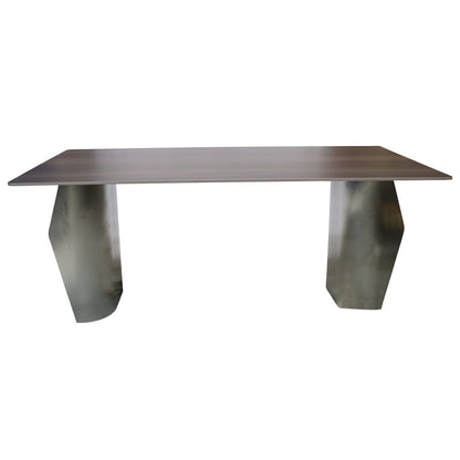 Zelan Series Modern Dining Table in Red Oak