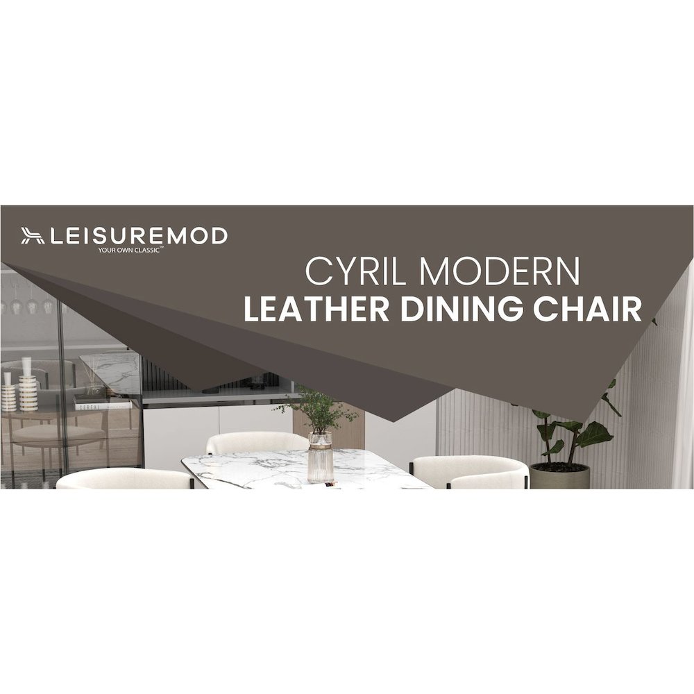 Gavin Series Modern Chair Black Frame in Light Brown Set of 4