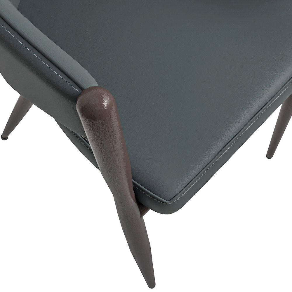 Sante Collection Modern Dining Chair in Grey