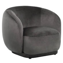 Faze Collection Modern Single Seater Sofa in Light Grey Velvet