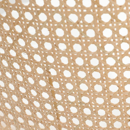 Ervilla Mid-Century Modern Wicker Bar Stool in White