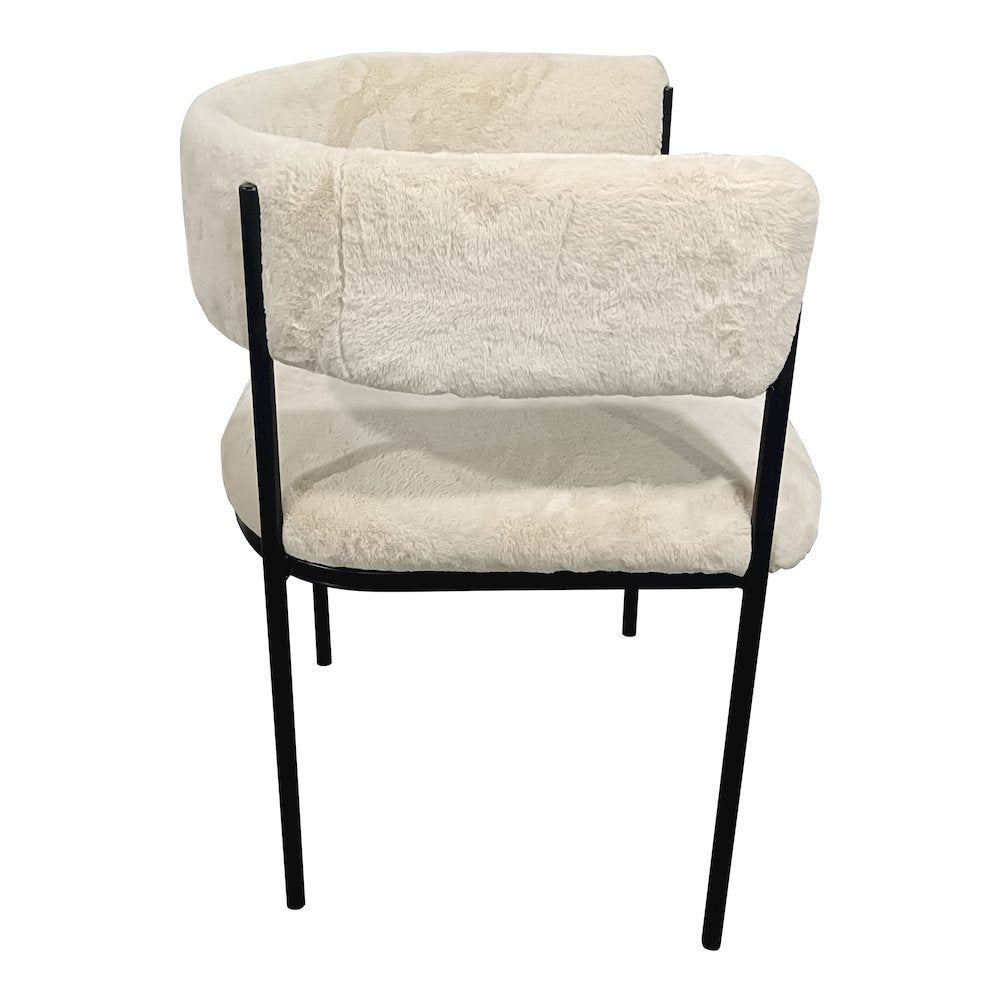 Gavin Series Modern Chair Black Frame in Light Brown Set of 4