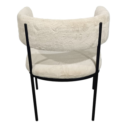 Gavin Series Modern Chair Black Frame in Light Brown Set of 4