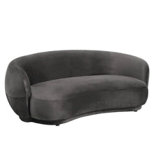 Faze Collection Modern Three Seater Sofa in Light Grey Velvet