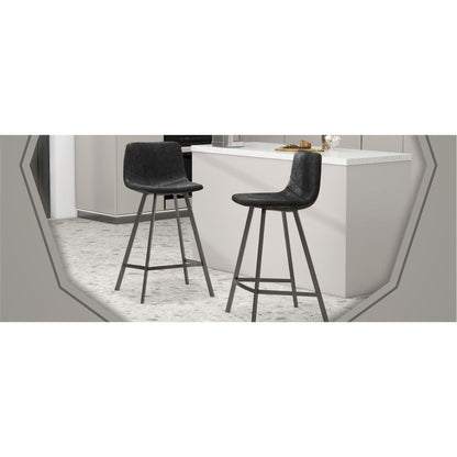 Elland - Counter stool -Charcoal Black
