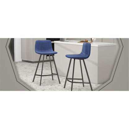 Elland - Counter stool - Peacock Blue