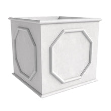 Sprout Series Poly Stone Planter in White