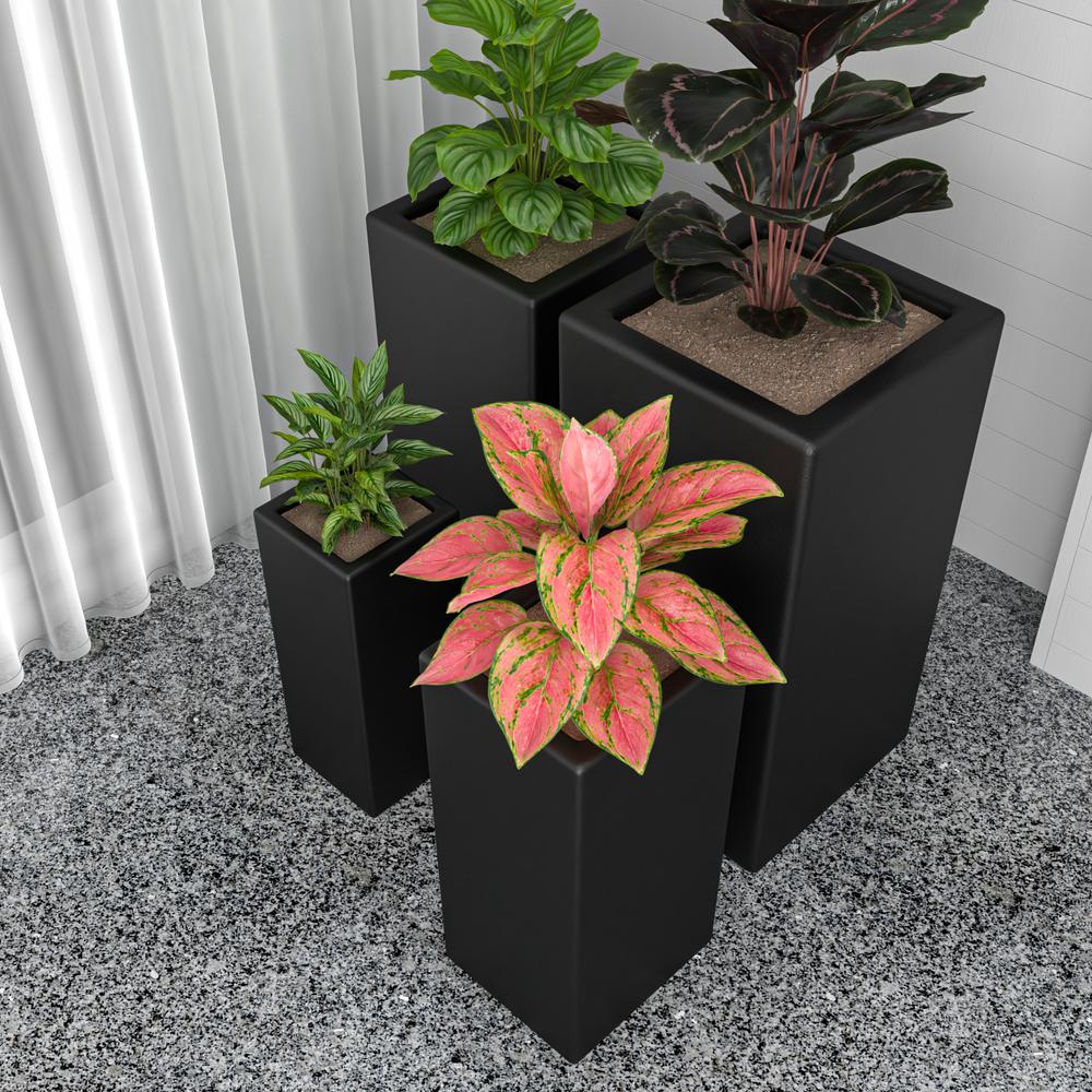 Terra Planter Set Black