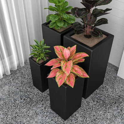 Terra Planter Set Black