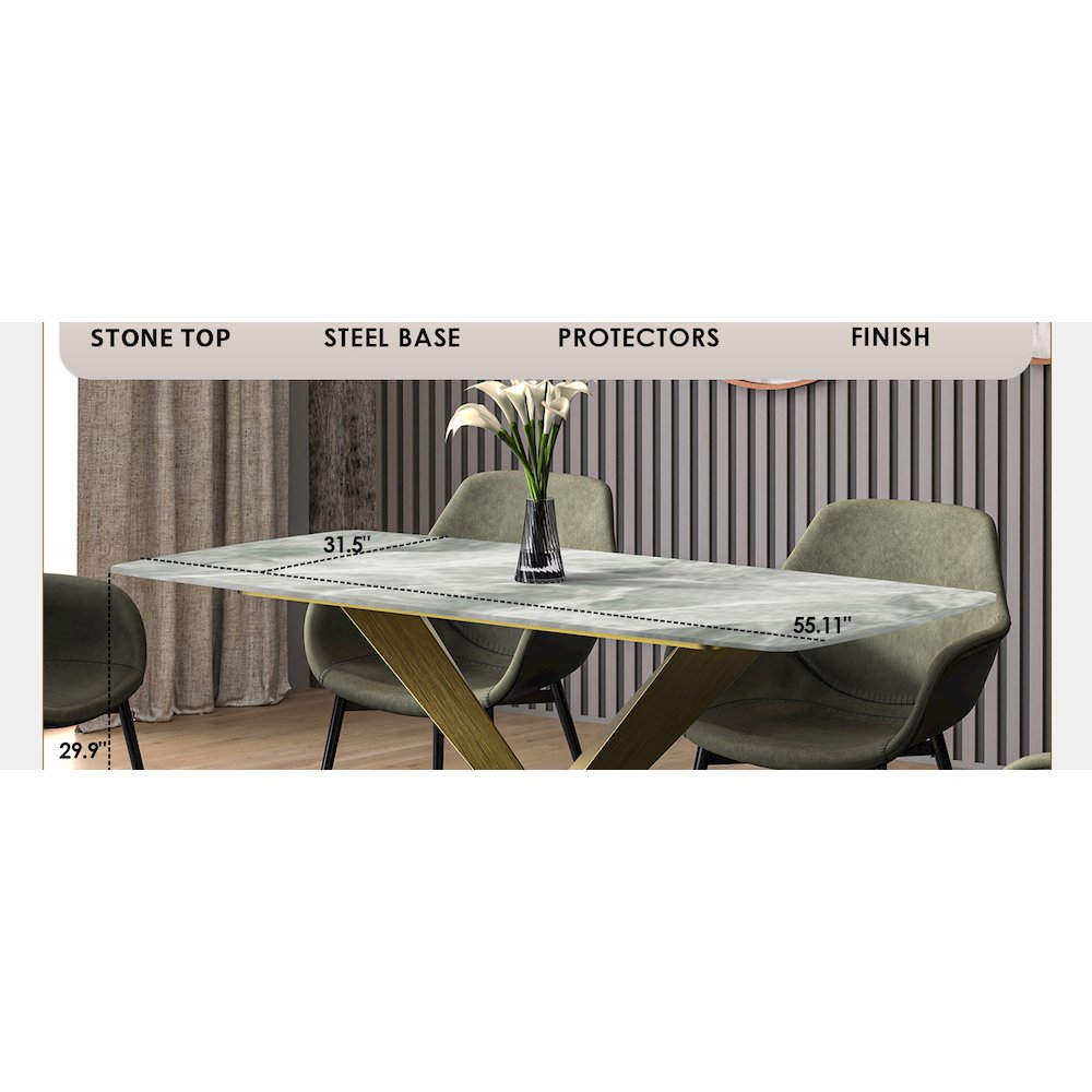 Voren Series Modern Dining Table