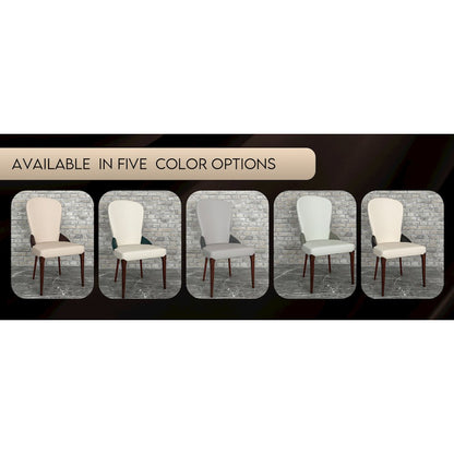 Havana Collection Modern Wooden Dining Chair in Toupe