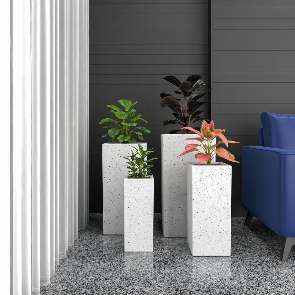 Terra Planter Set White