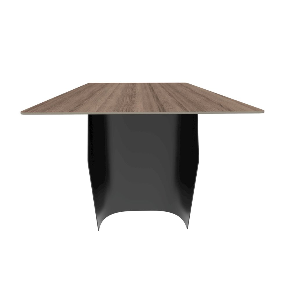 Zelan Series Modern Dining Table in Red Oak