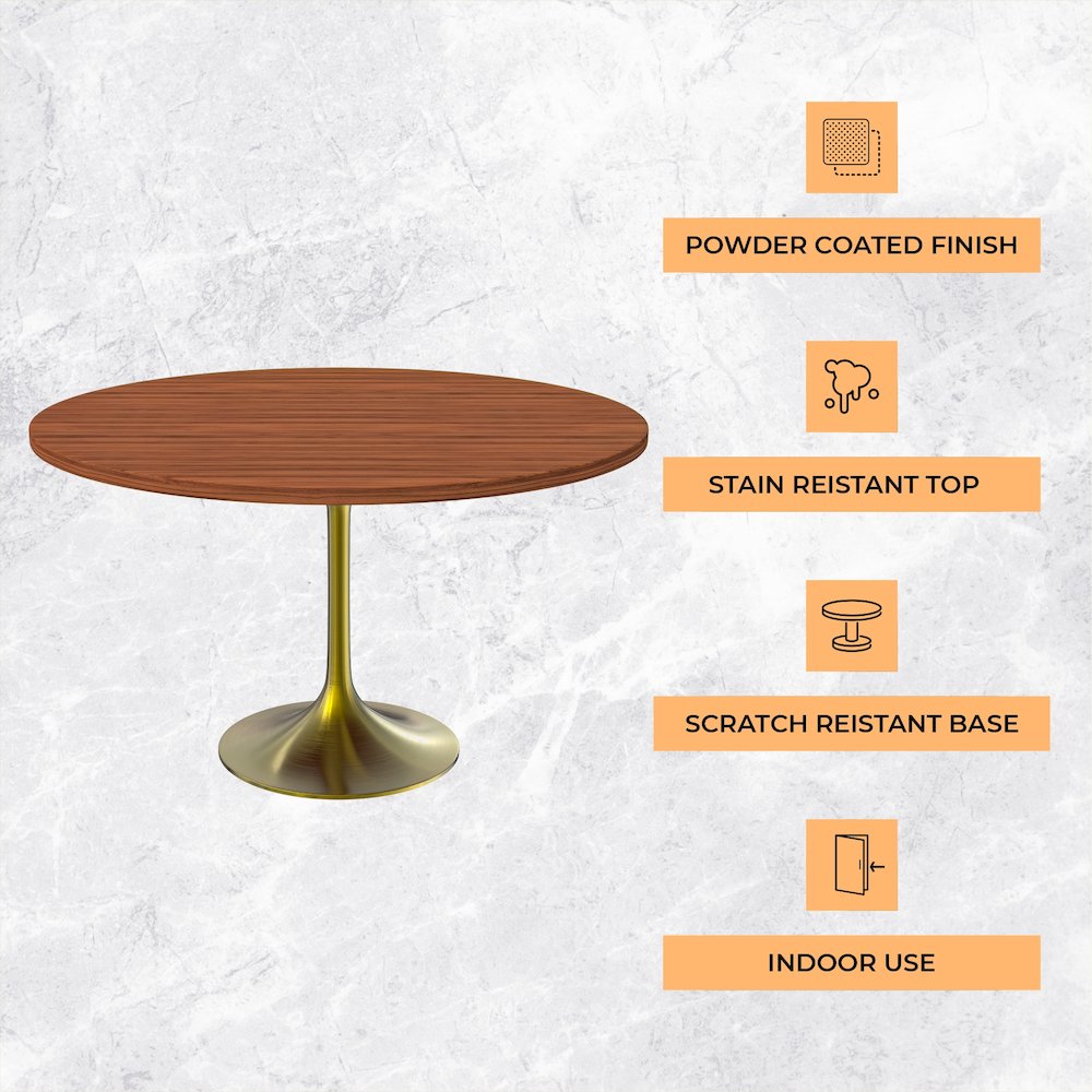 Verve Collection 48" Round Dining Table
