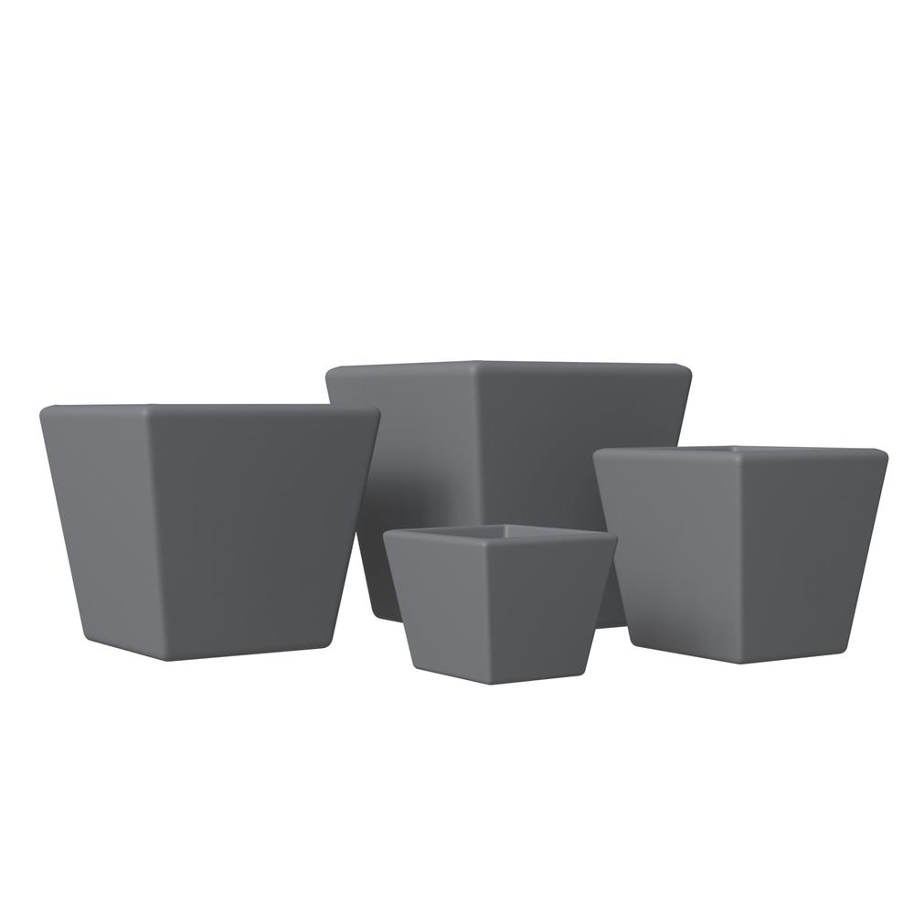 Blossom Planter set Dark Grey