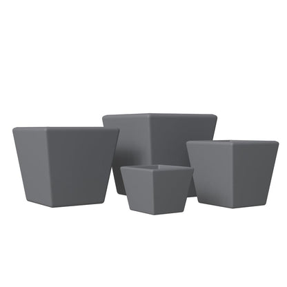 Blossom Planter set Dark Grey