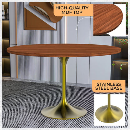 Verve Collection 48" Round Dining Table