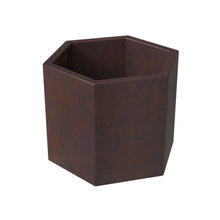 Thicket Series Poly Stone Planter in Brown 11 High