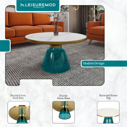 Tully Collection Glass Coffee Table
