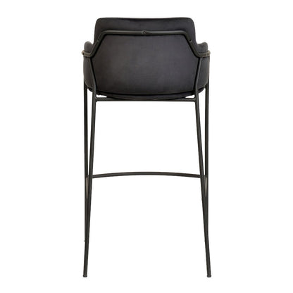 Axis Collection Modern Bar height Chair in Black