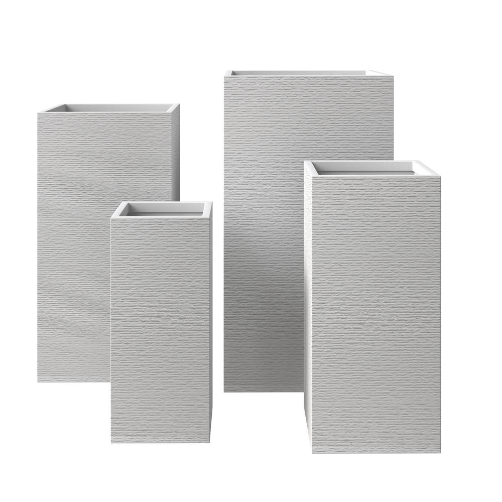 Basalt Planter Set White