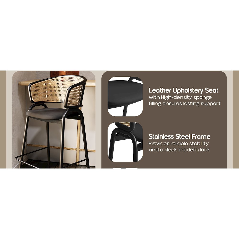 Markley Modern Leather Swival Dining Chair With Metal Legs in Taupe