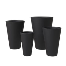 Pebble Planter Set Black