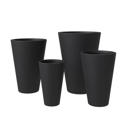 Pebble Planter Set Black