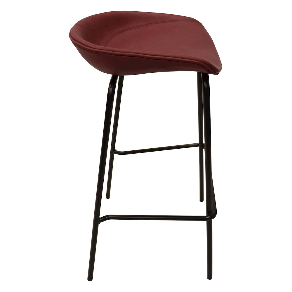 Servos Modern Barstool in Bordeaux