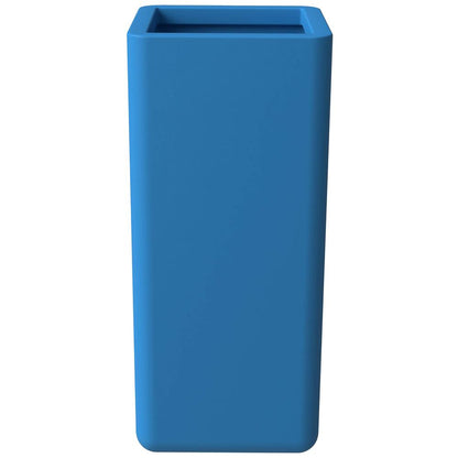 Marquee Series Poly Stone Planter in Blue 7.9" x 7.9" 19.7" high