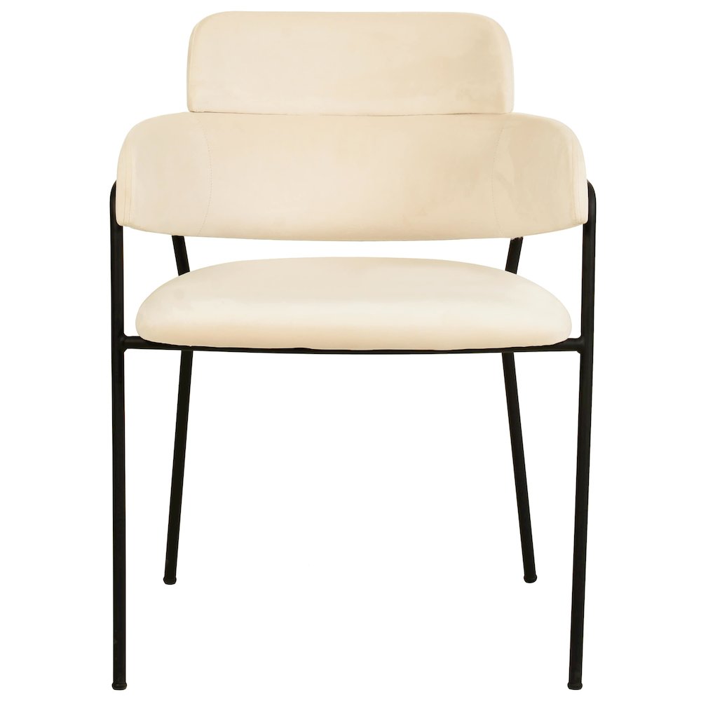 Axis Collection Modern Dining Chair in Beige - Set of 4