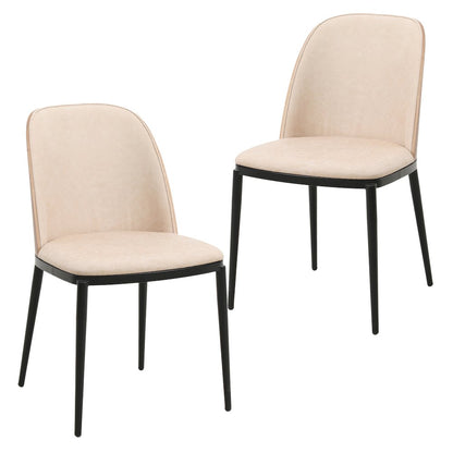 Tule Mid-Century Modern Dining Side Chair Set of 2