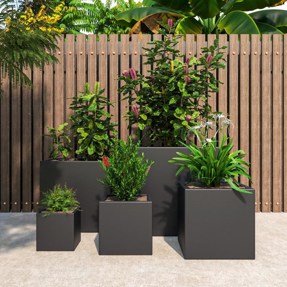 Fern Planter Set Black