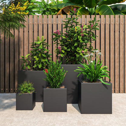 Fern Planter Set Black