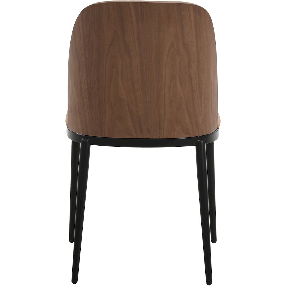 Zayle 7-Piece Dining Set with 55" Rectangular Dining Side Chair in Walnut/Brown