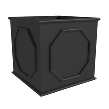 Sprout Series Poly Stone Planter in Black