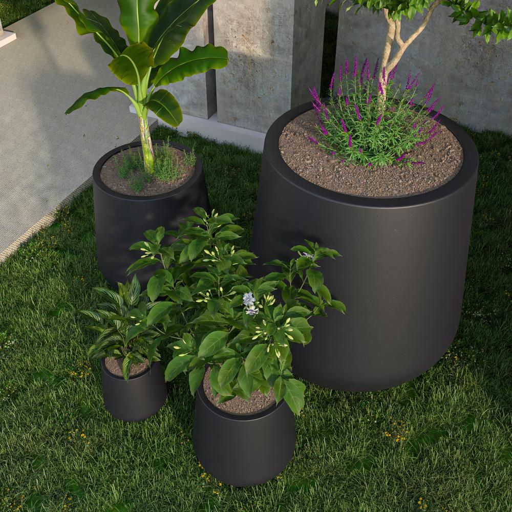 Orchid Planter Set Black