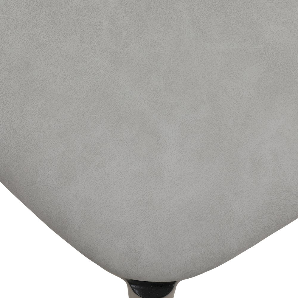 Zayle 7-Piece Dining Set with 55" Rectangular Dining Table in Black/Light Grey