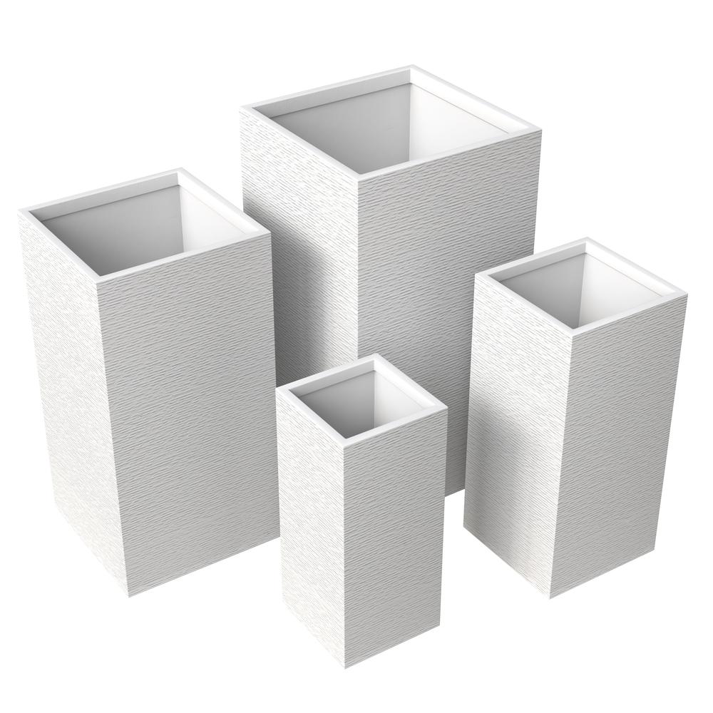 Basalt Planter Set White
