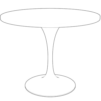Verve Collection 36 Round Dining Table