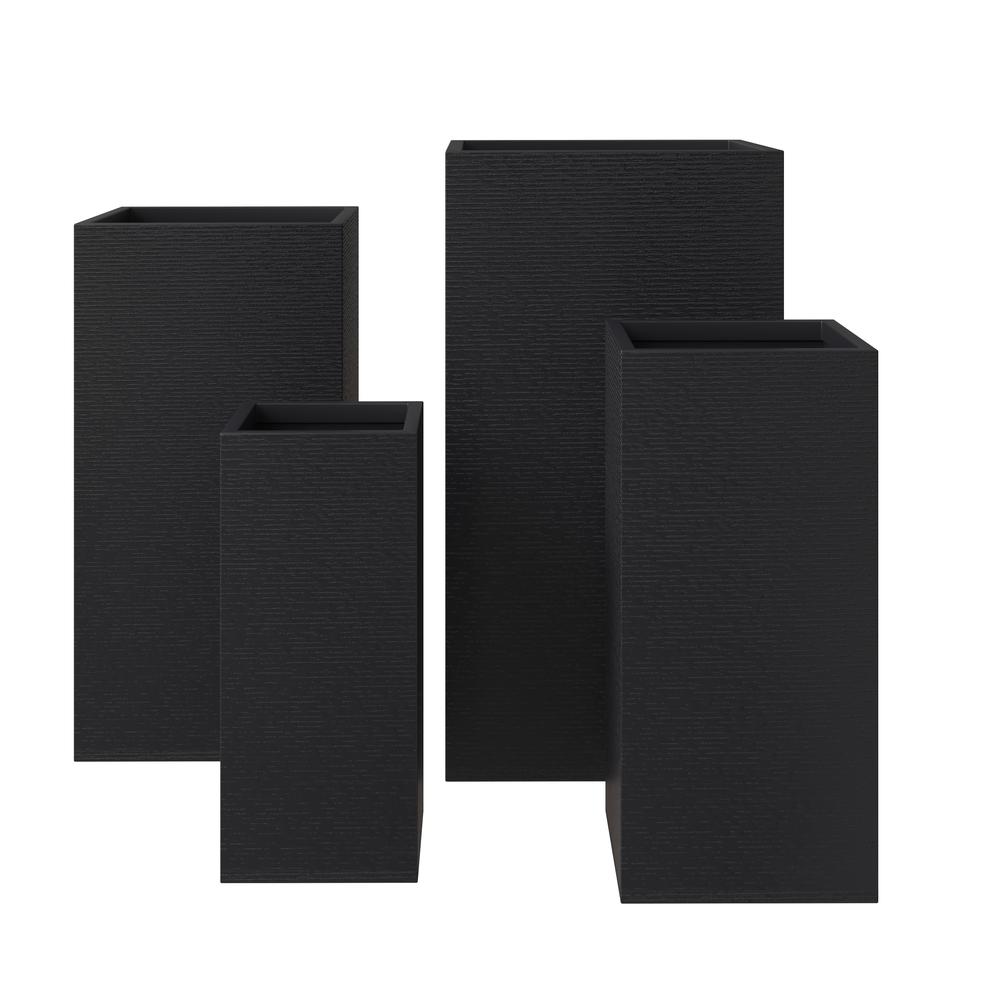 Basalt Planter Set Black