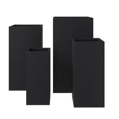 Basalt Planter Set Black