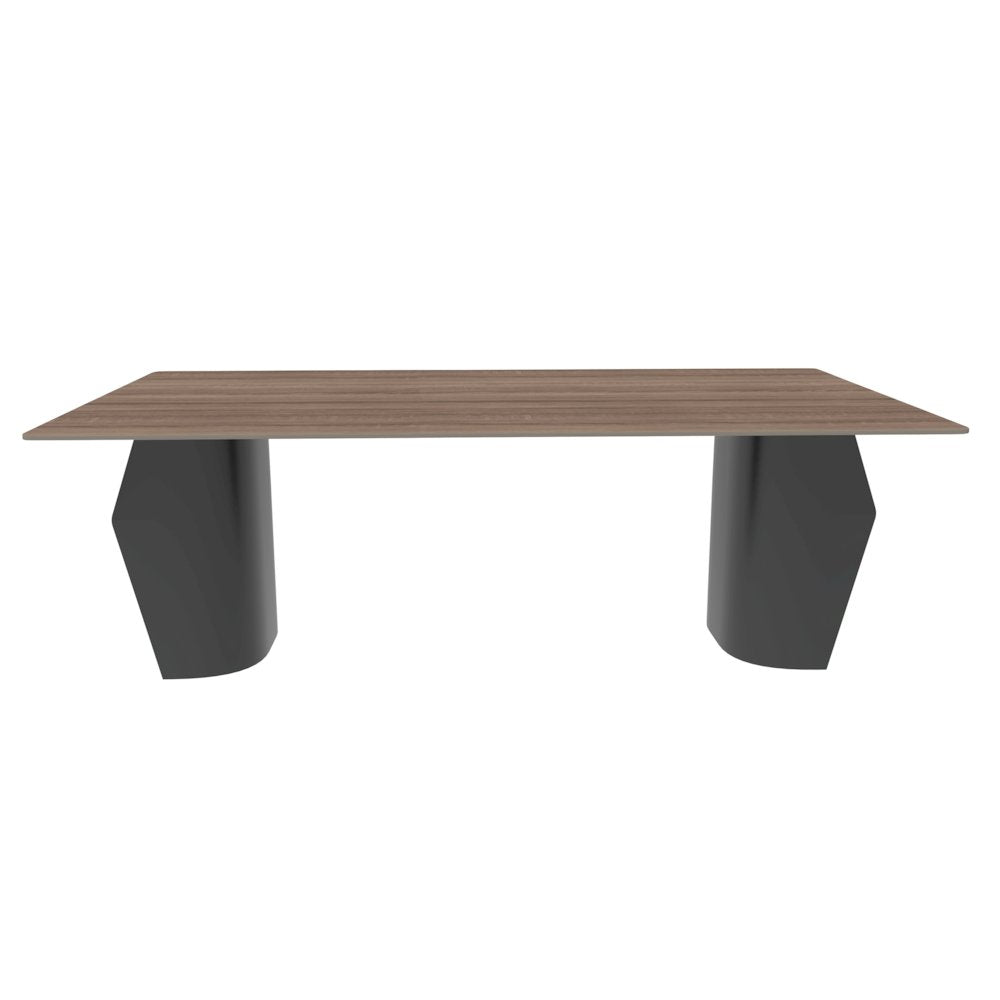 Zelan Series Modern Dining Table in Red Oak